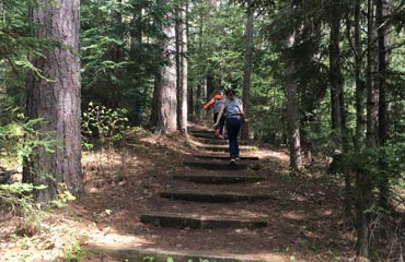 Hiking on Lost Lake