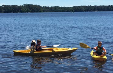Kayaking on Lost Lake